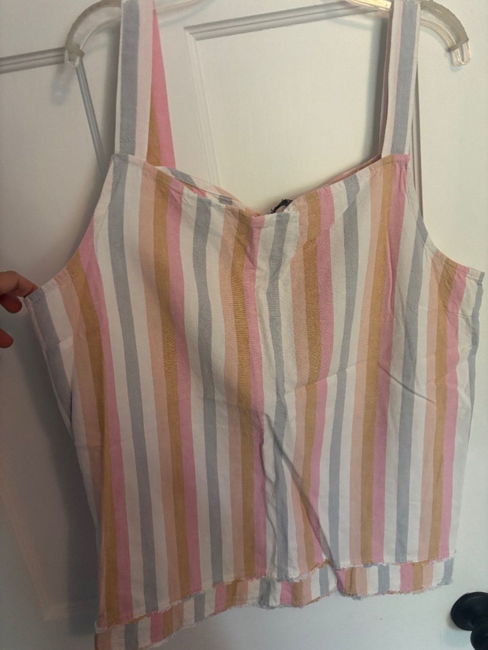 Pastel Stripe Tank Top by Charlie B in XL